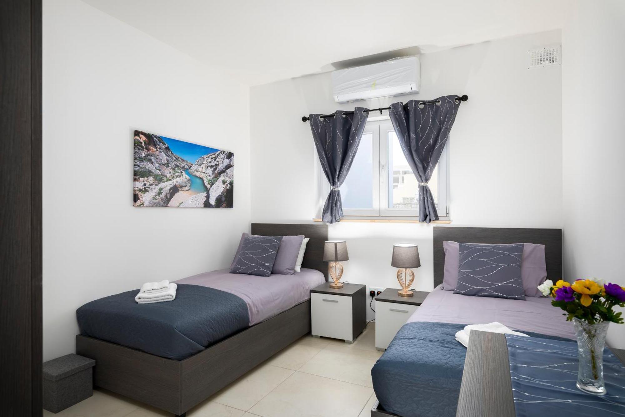 Modern & Spacious 2Br Apartment With Country Views - Close To Xemxija Bay St. Paul's Bay Exterior foto